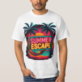 Endless Summer Escape - Retro Sunset Äventyr T Shirt
