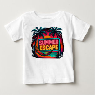 Endless Summer Escape - Retro Sunset Äventyr T Shirt