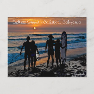 Endless Summer i Carlsbad, Kalifornien (USA) Vykort
