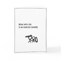 "Endless Summer" - Surfing Valentine's Card