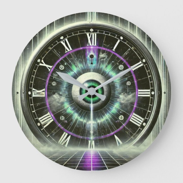 🕰️ "Endless Time" Weirdcore Clock 🕰️ Stor Klocka (Framsida)