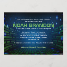 ENDLESS VIDEO GAMING Pub Mitzvah-inbjudan