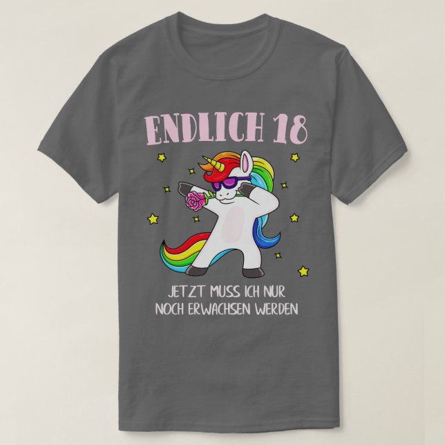 Endlich Frauen Damen Geburtsta T Shirt (Design framsida)