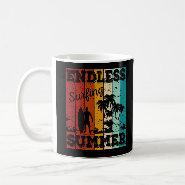 Endloser Surf Sommer Kaffemugg (Vänster)