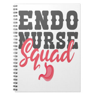 Endo Nurse Squad Funny Nursing Student Gift Anteckningsbok