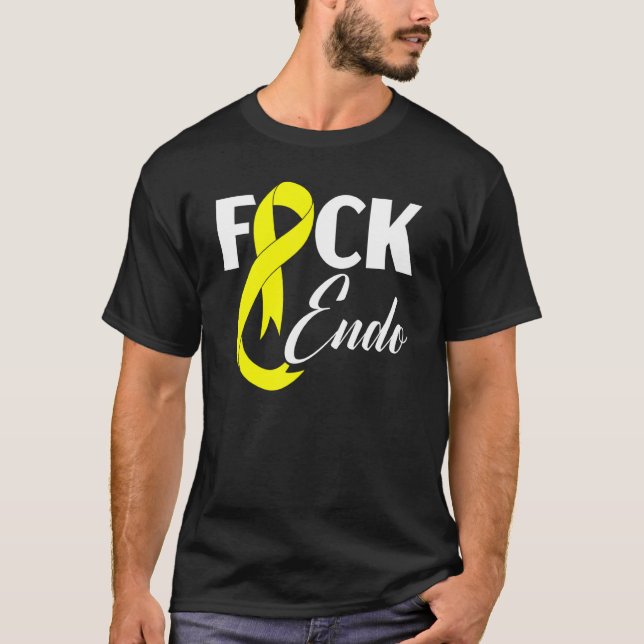 Endo Warrior Endometriosis Awareness Disease 2 T Shirt (Framsida)