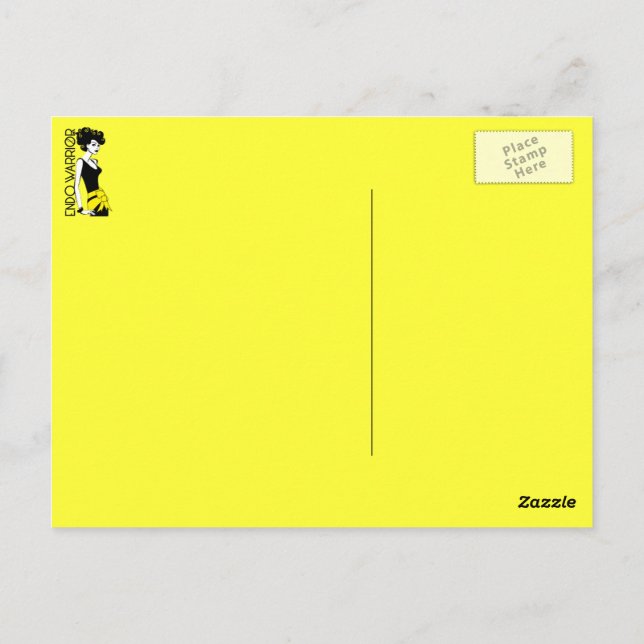 ENDO WARRIOR-vykort Vykort (Baksida)