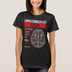 Endocrinolog Brain Endocrine Diabetolog T Shirt