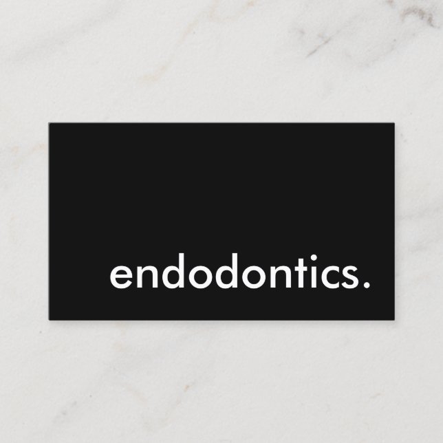 endodontika. visitkort (Framsida)