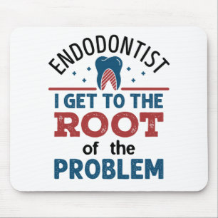 Endodontist jag kommer till problemets rot musmatta