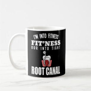 Endodontist Surgeon jag är i Fitness Dentist Kaffemugg