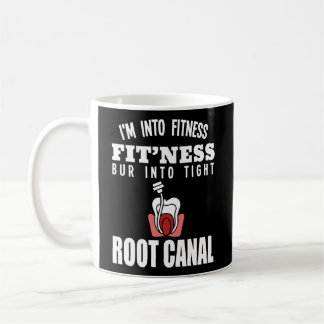 Endodontist Surgeon jag är i Fitness Dentist Kaffemugg
