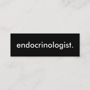 endokrinolog. mini visitkort