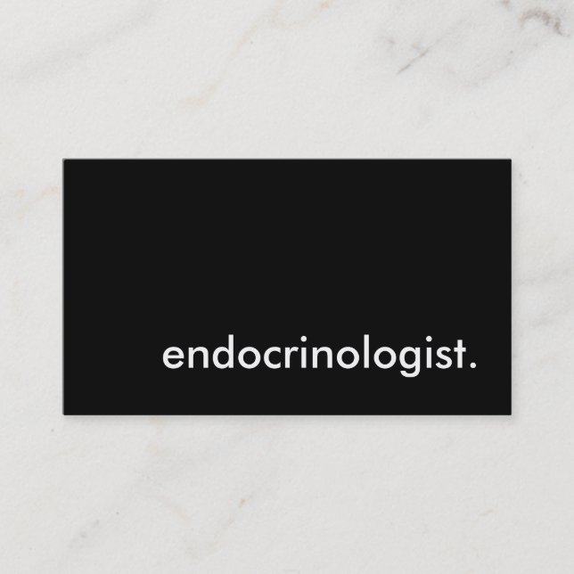 endokrinolog. visitkort (Framsida)