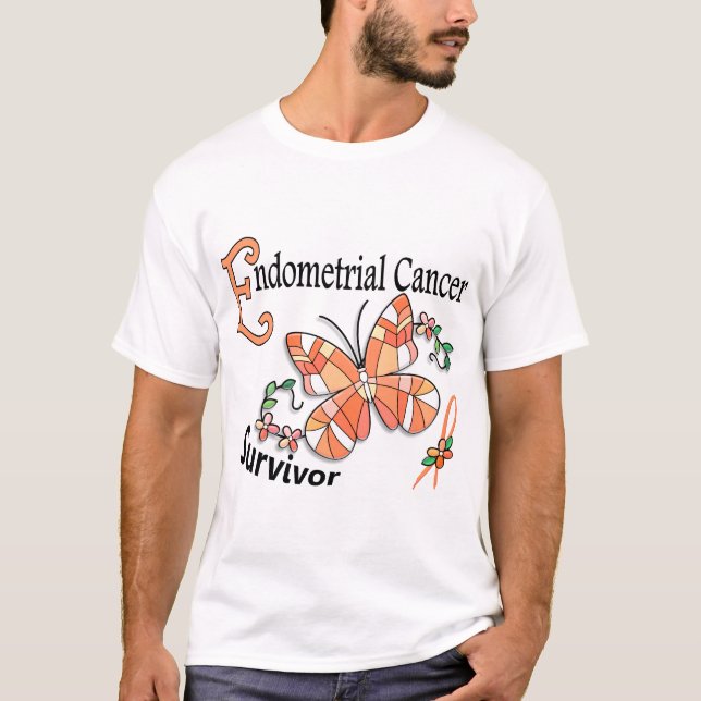 Endometrial cancer för överlevande 6 tröja (Framsida)
