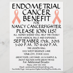 Endometrial cancer Ribbon Benefit Flyer