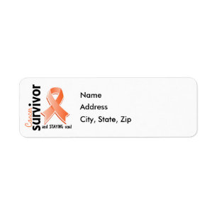 Endometrial canceröverlevande 19 returadress etikett