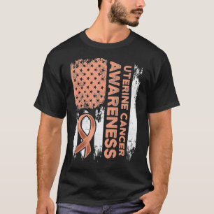 Endometrial Uterine Cancer Survivor Hysterektomi W T Shirt