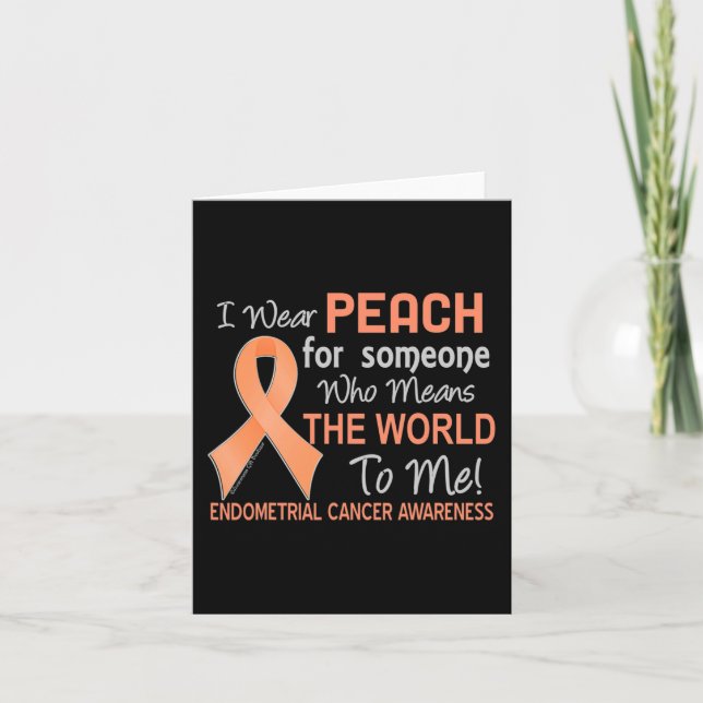 Endometricancer för någon som Elak världen till Kort (Framsida)