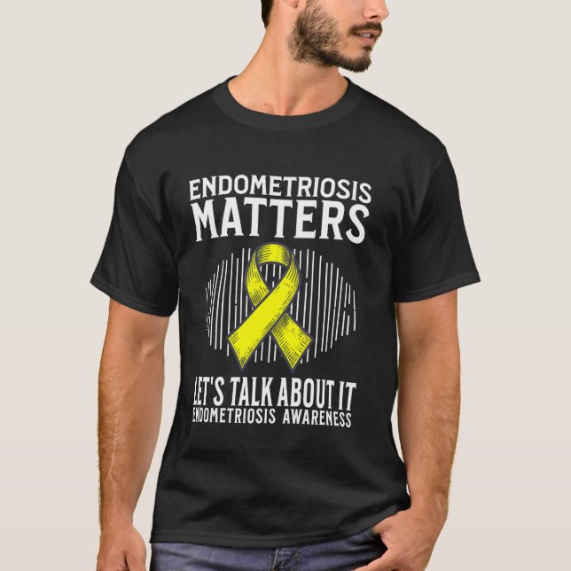 Endometrios är viktigt Endometrios Medvetenhet Pre T Shirt (Framsida)