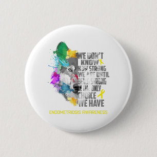 Endometrios Awareness Ribbon Support Gifts Knapp