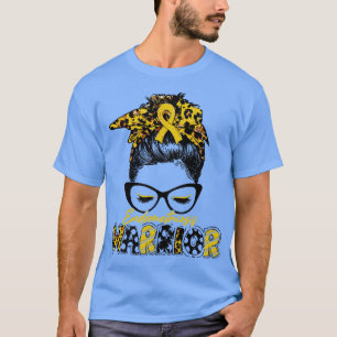 Endometrios Awareness Warrior Women Glasse Messy T Shirt