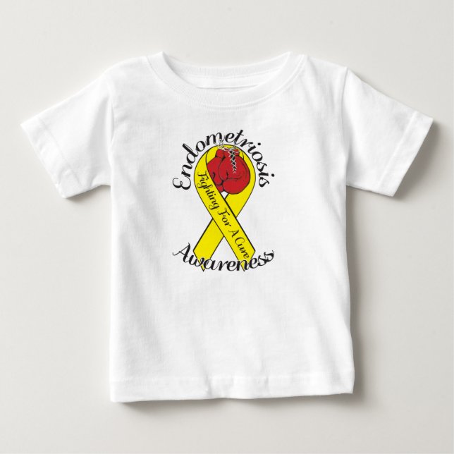 ENDOMETRIOS AWARNESS Baby Bra Jersey T-Shirt (Framsida)