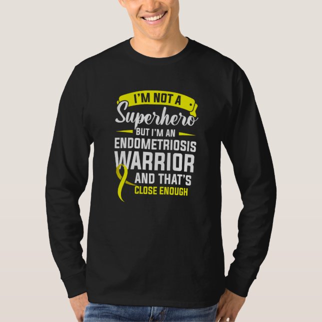 Endometrios Endo Survivor Close Warrior T Shirt (Framsida)