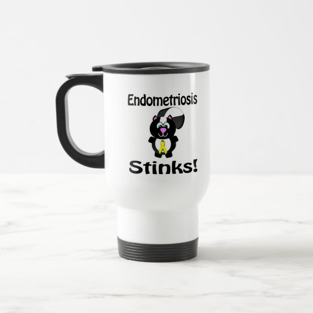 Endometrios Stinks Skunk Awareness Design Resemugg (Vänster)