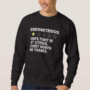 Endometrios Utbildning Rekommenderas Inte Roliga K Lång Ärmad Tröja
