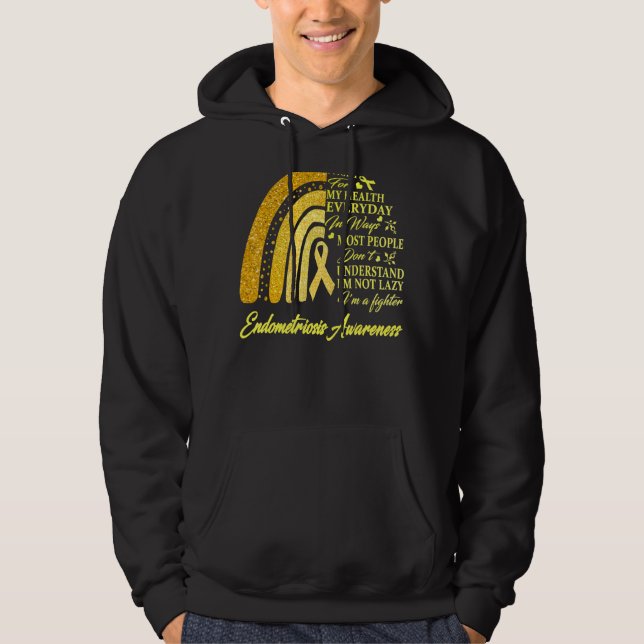 Endometrios Warrior 3 Hoodie (Framsida)