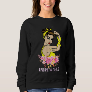 Endometrios Warrior Unnedbrytable Arm Tattoo Stron T Shirt