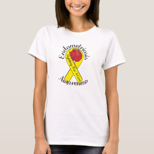 ENDOMETRIOSIS AWARENES Alternativa T-Shirt-apparat Tee Shirt