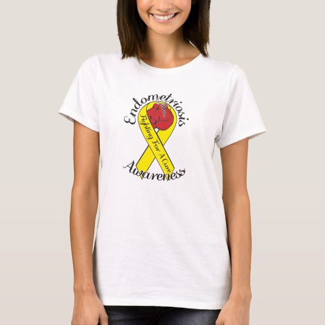 ENDOMETRIOSIS AWARENES Alternative Apparel T-Shirt (Framsida)