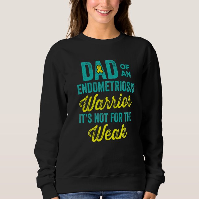 Endometriosis Endo Survivor Dad Warrior  2 T Shirt (Framsida)