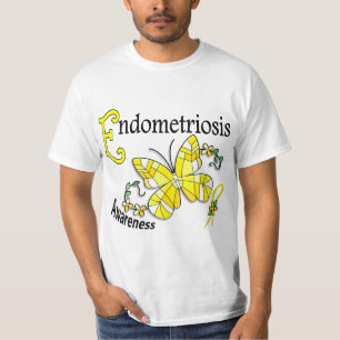 Endometriosis för målat glassfjäril 2 tee