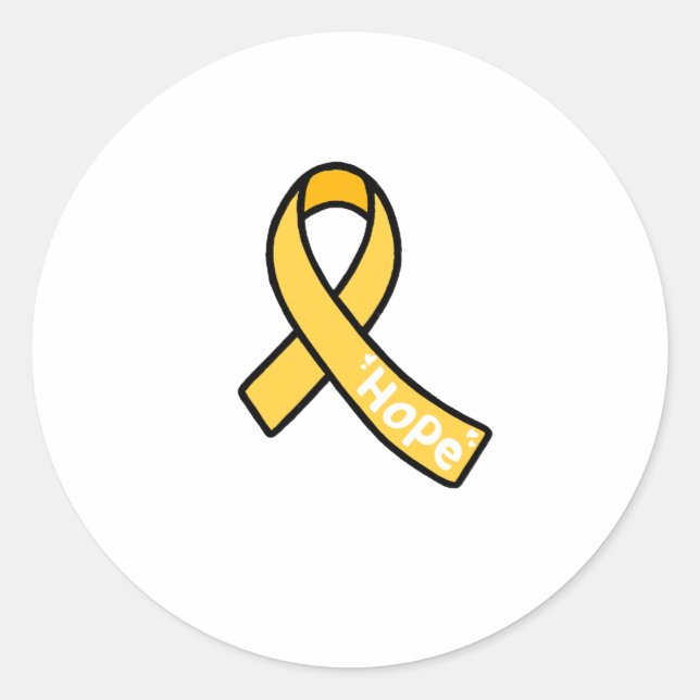 Endometriosis Ribbon  Runt Klistermärke (Framsida)