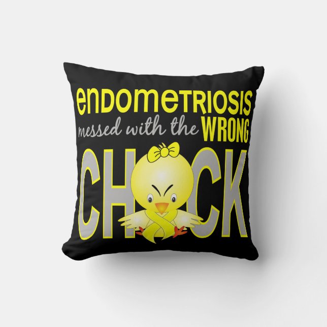Endometriosis röra med den fla chicken kudde (Framsida)