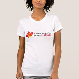 Endometriosisen knyter kontakt den Kanada T-tröja Tee Shirt