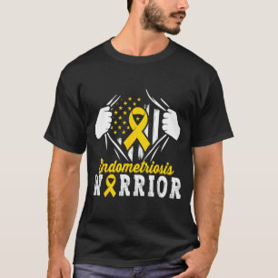 Endometrioskrigare endo medvetenhetsmånad gul t shirt