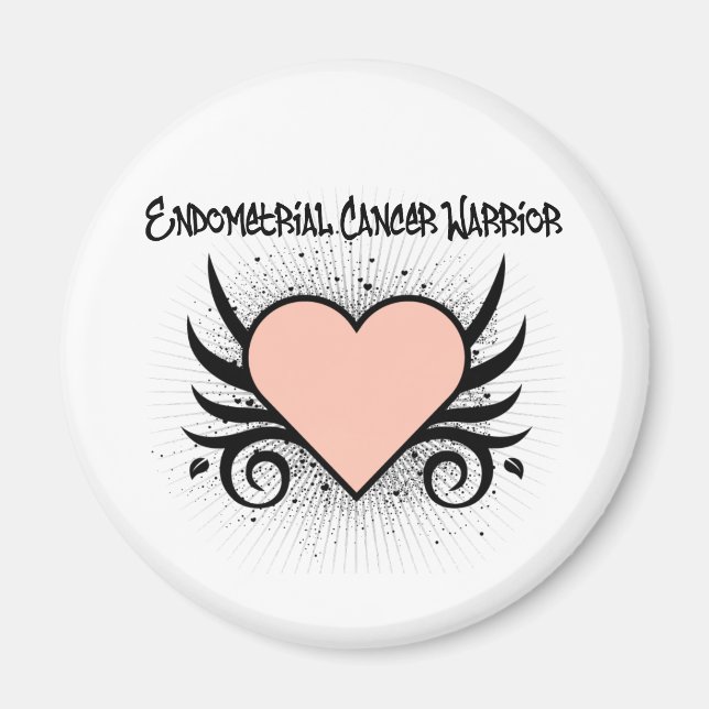 Endometriskt cancerhjärta magnet (Framsidan)
