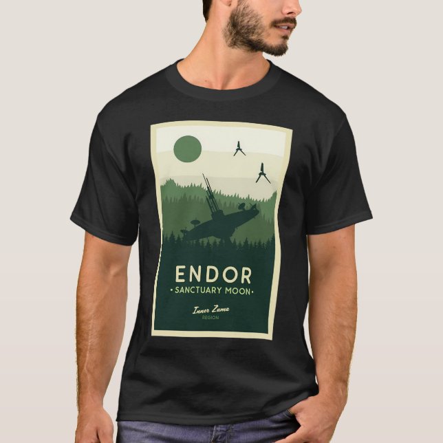 Endor, fridfull måne t shirt (Framsida)