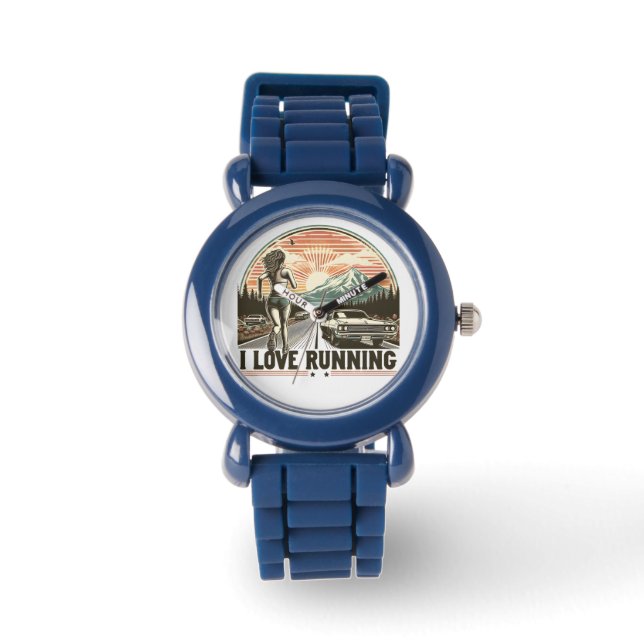 Endorphin Rush: I Kärlek Running Armbandsur (Framsida)