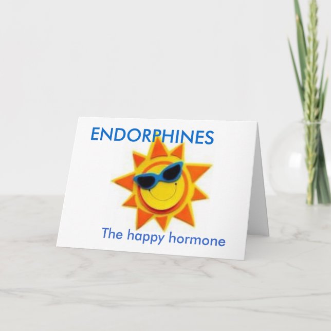 ENDORPHINES det lyckliga hormonet Kort (Framsida)