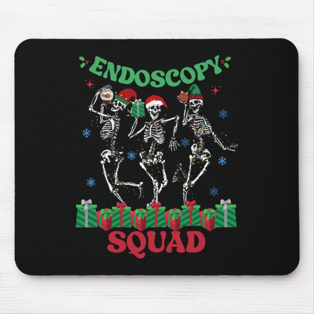 Endoscopy Nurse Squad jul Skeleton Dancing G Musmatta (Framsidan)
