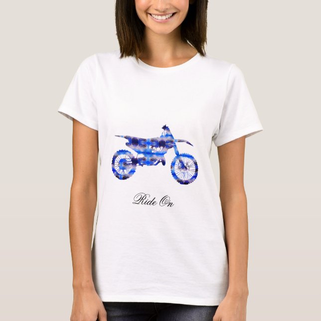 Endure Motocross motorcykel T Shirt (Framsida)