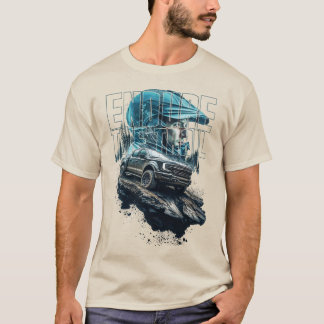 Endure Trail of 4x4 lastbil in Heroic Graphic Art T Shirt