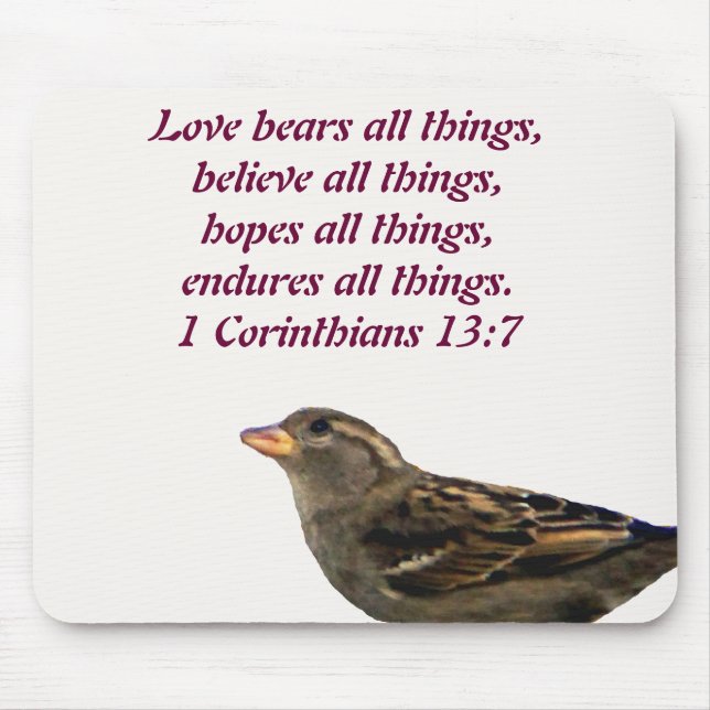 Enduring Kärlek_ Mousepad Musmatta (Framsidan)