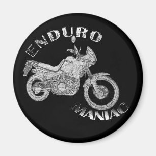 Enduro galning - biker magnet