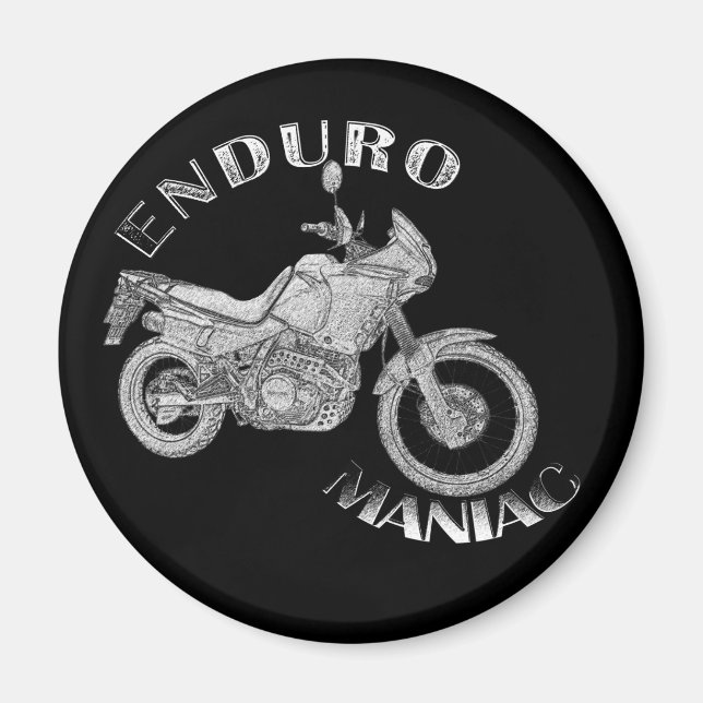 Enduro Maniac - Biker Magnet (Framsidan)